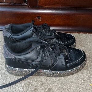 New Balance Black Kids Sneakers with Speckled Sole